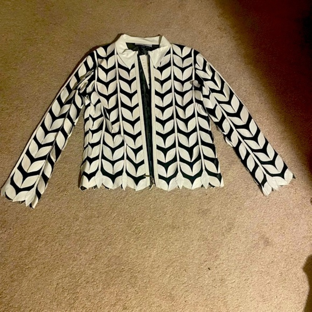 Unique leather jacket